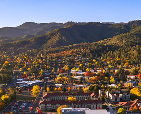Ashland Campus in the Fall Southern Oregon University SOU cover
