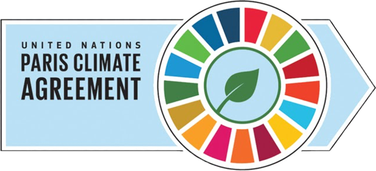 United Nations Paris Climate Agreement Logo Global Buzz Section Sustainability Newsletter Winter 2021 SOU